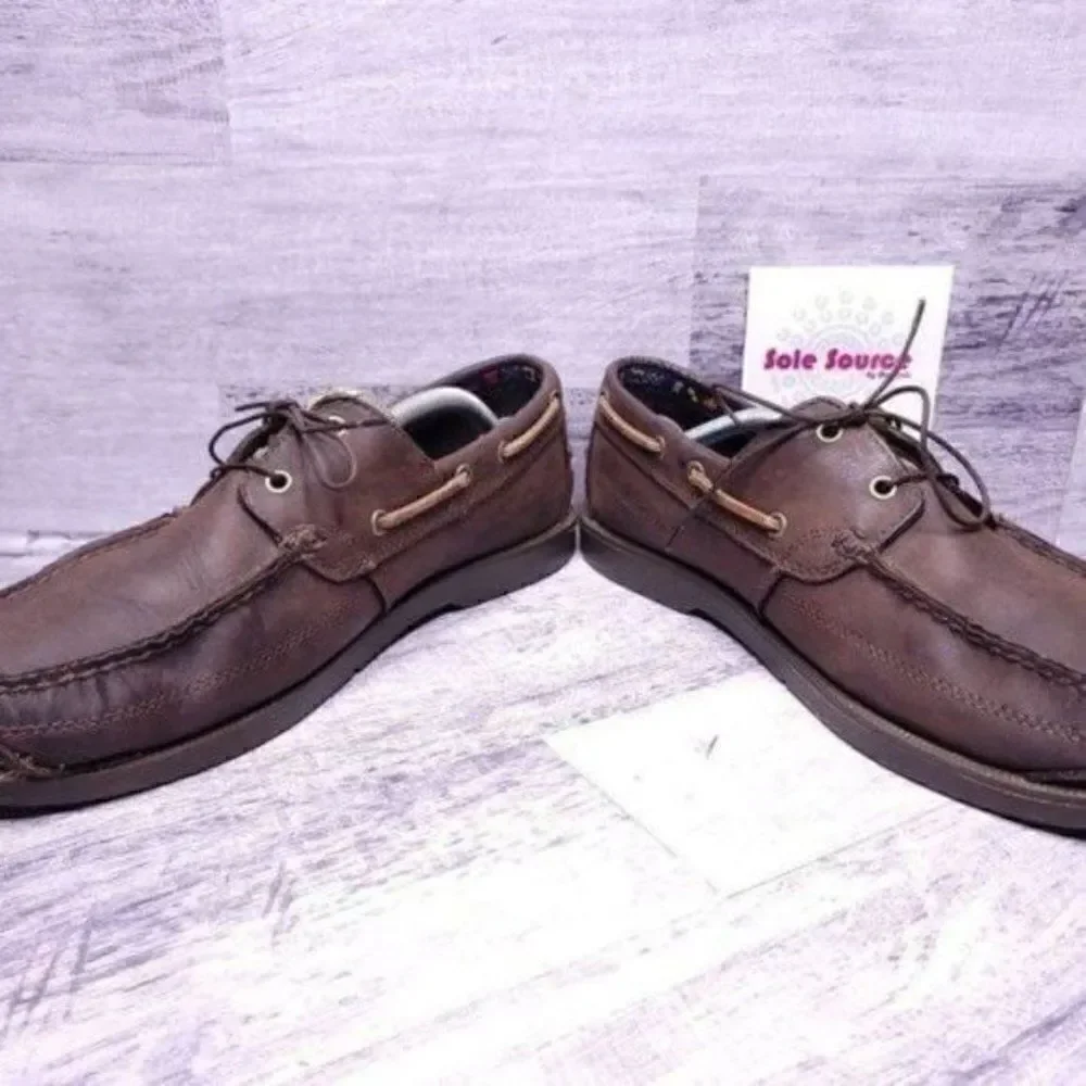 Timberland Earthkeepers Anti-Fatigue Leather Boat Shoe Loafer Brown Men's sz 11